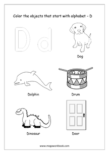 Colour The Picture Worksheet For Nursery